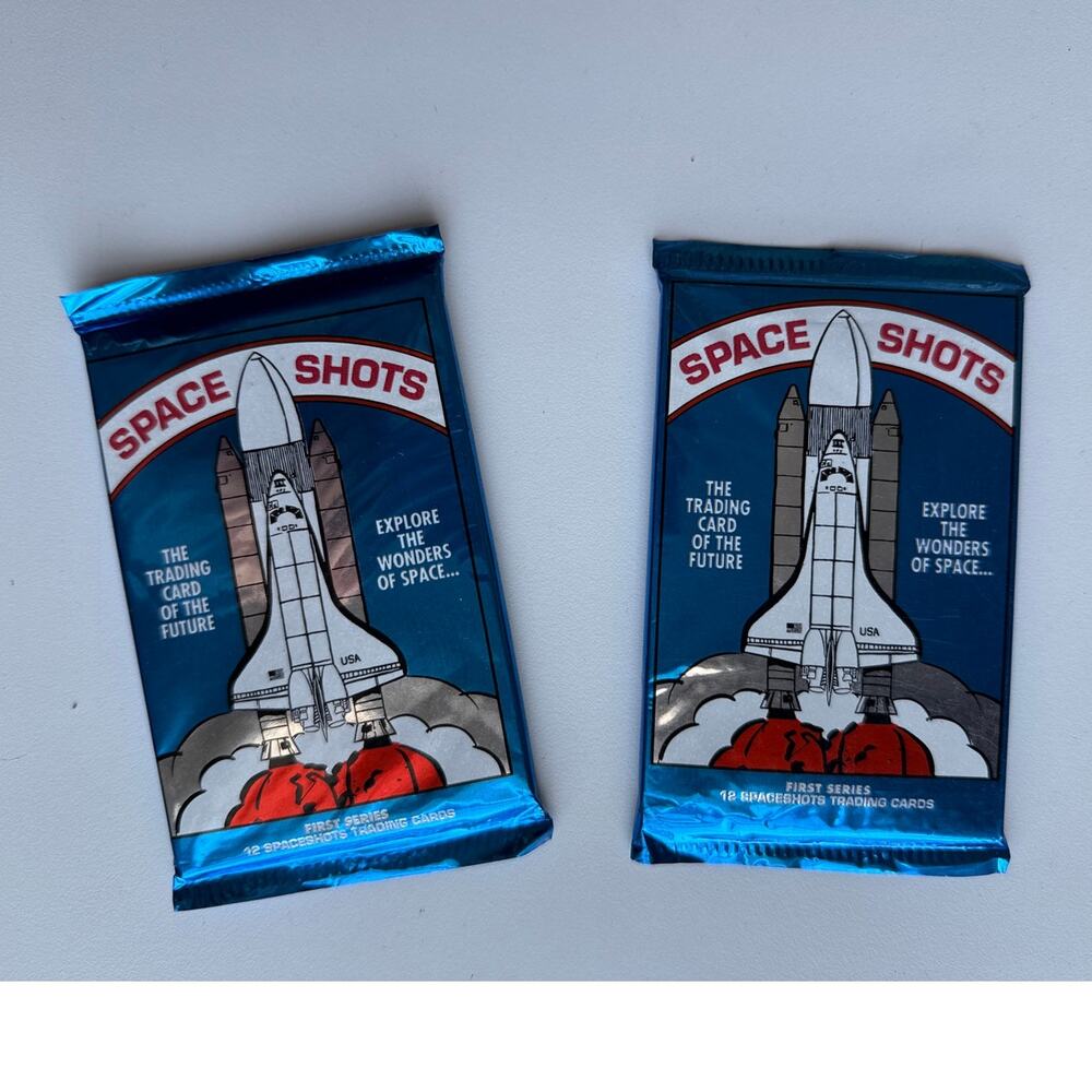 1991 Space Shots First Series Trading Cards Brand New 2 Sealed Packs